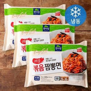 면사랑 볶음짬뽕면 (냉동), 368g, 3개 one option