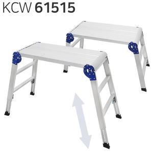 우마 KCW-61515 폭:60 길이:150 높이:120-150 높이조절 일자형 사다리-제작형