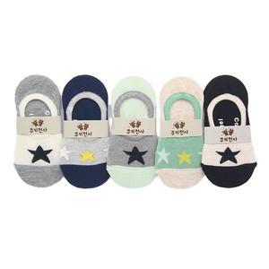 [RGP7431R]유아동용 원스타 덧신 양말 5켤레 아동양말