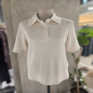 [ZOOC] 자수로고 카라넥 티셔츠 (Z243MSM001)