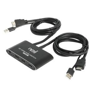4K 2 : 1 HDMI KVM 스위치 케이블일체형 NX-7502KVM-4K NX1281 [H@lu]