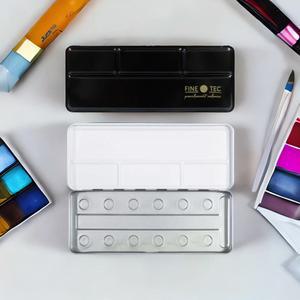 파인텍 전용 팔레트 12색 물감파레트 틴케이스 휴대용 미니 F12 (물감미포함)