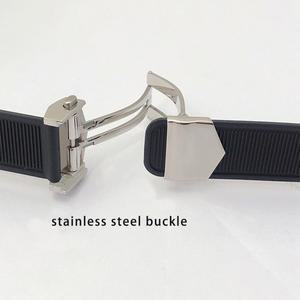 고무 소프트 내구성 실리콘 시계 밴드 태그호이어 스트랩 모나코 팔찌 포뮬러 1 시계 스트랩 22mm 24mm