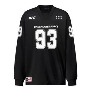 [UFC SPORT](김해점)UFC 풋볼저지 오버핏 긴팔 티셔츠 블랙 U2LSW1302BK
