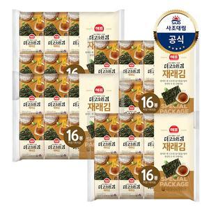 [사조대림] 해표 더 고소한 재래김식탁김 16봉 x4팩