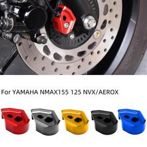 앞바퀴 ABS 센서 보호 커버 캡 가드 보호대, 야마하 NMAX125 NMAX155 AEROX/NVX NMAX 155 2022 2023 액세서리
