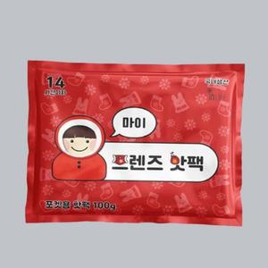 [BZJL6SXO_4C]핫팩 프렌즈 포켓 100g 봉 10EA