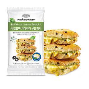 바질모짜 치아바타 샌드위치 3팩 총9개