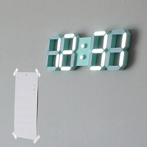 국산 무소음 인테리어 LED 벽시계 프리미엄 SF코팅 민트