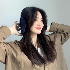 네이비 귀마개 방한 베이직