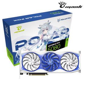 만리 MANLI 지포스 RTX 5080 Polar Fox OC D7 16GB 인텍앤컴퍼니 (정품) 화이트 그래픽카드 VGA