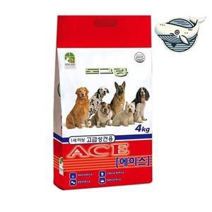 반려견 건강사료 4kg 영양 만점 성견용 (WFGVYRC)