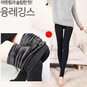 [BZJHJM3M_4B]겨울방한 털안감 여성 융레깅스 쫄바지