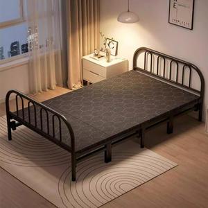 라지킹 접이식 철제 120x200cm 싱글 침대프레임 간이침대 럭셔리 더블 상품 흰색