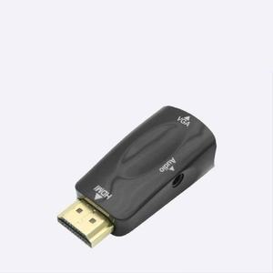 HDMI 컨심플버터 HDMI-VGA Stereo Short 오디오 지원