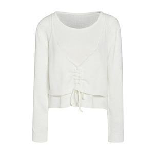 [JJ지고트](신세계 사우스시티)뷔스티에 레이어드 셔링 니트 GR4N1PO401