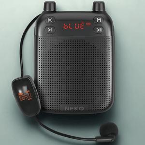NEKO 휴대용 마이크 UHF 무선 마이크 블루투스 앰프 NK-UA400ULTRA 블랙