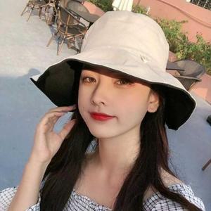 [MENOHVPG_52GS]와이드 여름 주말 가리개 룩 햇빛 버킷햇