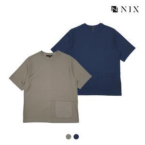 [NIX]남) 제원단 절개 싱글 포켓 티셔츠(FNQMCTR152P)