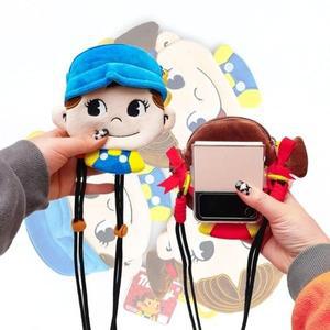 [기타]정품 페코짱 밀키 포코 동전지갑 거치대 로프 크로스 (WFHBHKF)