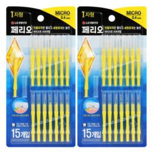 [기타]페리오 치간 칫솔 일회용 치실 I자형 Micro 30p