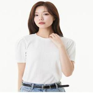 [플라스틱아일랜드]볼륨소매 티셔츠 PR2CH963