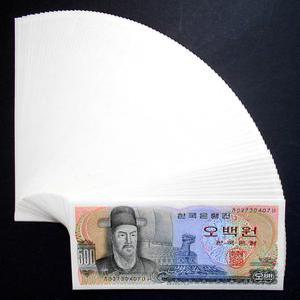 한국은행 1973년 500원 이순신 오백원 완전미사용 지폐