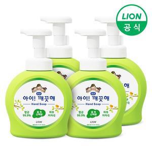 아이깨끗해 핸드워시 손세정제 숲속산책 용기 490ml 4개