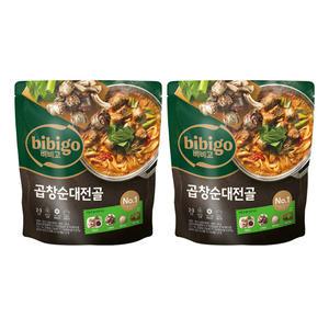 [소비기한 임박] 비비고 곱창순대전골 935g (냉동), 2개