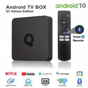 크롬캐스트 Android Smart TV Box 글로벌 버전 Allwinnerh313 스트리밍 미디어 Bluetooth Google Assistant 5G WiFi 1000M 4K