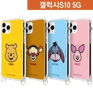 [RG2L3540]갤럭시S10 5G 곰돌이푸 목걸이 스트랩케이스