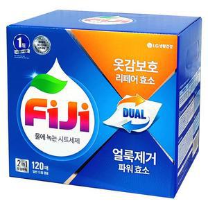 피지 파워 업 물에 녹는 시트형 세탁 세제 120매