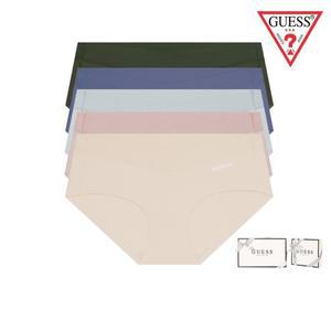 [롯데백화점]게스 [선물포장]프리컷 노라인 여성팬티 5장세트 GBWPT323PT323