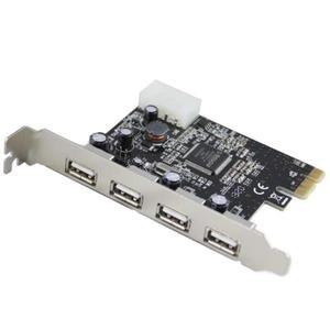USB 2.0 PCIE 허브 카드, Renesas 확장, Moschip, 4 포트