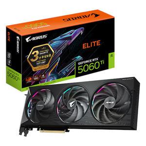 GIGABYTE AORUS 지포스 RTX 5060 Ti ELITE D7 16GB 제이씨현.*