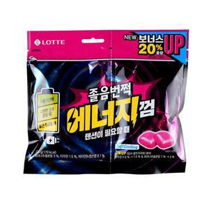 롯데 졸음번쩍 에너지껌 리필 105g