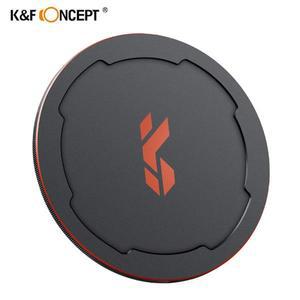 K&F Concept 마그네틱 금속 카메라 렌즈 필터 캡 49525558626772778295mm 캡에만 작동