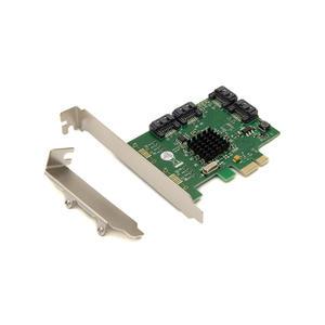 Coms SATA 카드 SW688/PCI Express to SATA III x 4P