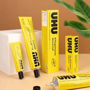 UHU 멀티 투명 접착제, 초강력 수제 모델 원단 가죽 DIY