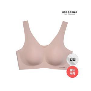 [하프클럽/ 이너웨어]라이크라 인견쉘론 몰드부착 V넥 감탄브라 1종 CDWBR5N28T
