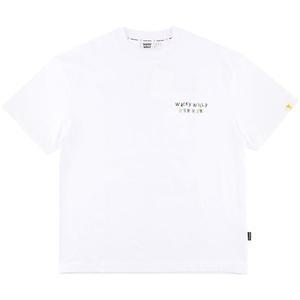 [와키윌리] 키키 타이포 그래픽 반팔 티셔츠 WA2502ST25WH