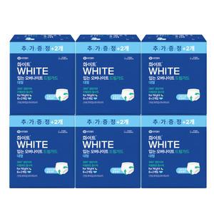 유한킴벌리 화이트 입는 오버나이트 드림가드 대형 8p x 6팩