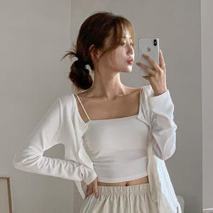 [코코블랑] [코코메이드]여리핏 콤비 가디건