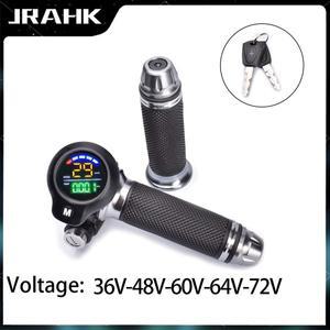 JRAHK 자전거 전기 스쿠터 가속기 디스플레이 Ebike 스로틀 디지털 모니터 48v 트리거