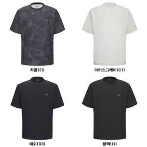 K2 KMM25251 [S 신상] 남성 여름용 기능성 티셔츠 시원서커 DRY ICE 우븐 반팔 라운드 긴팔 상의