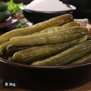 나트륨을 줄인 통오이지 500gX6봉(3kg)