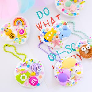 대용량 데코덴 아크릴 키링 스마트톡 톡홀더 만들기 키트 DIY 재료 세트