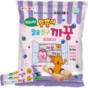 방귀대장뿡뿡이 칼슘친구 까꿍 크리스피 곡물 롤 x
