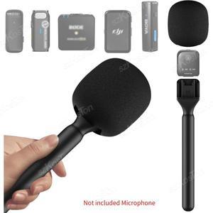 DJI 호환호환 로드용 무선 라발리에 마이크 핸들 GO 핸드헬드 스탠드 어댑터 브이로그 인터뷰 팟캐스트용