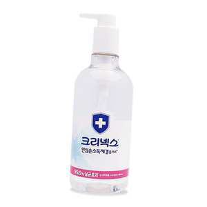 크리넥스 안심 손소독제 펌프용기 오염제거 480ml